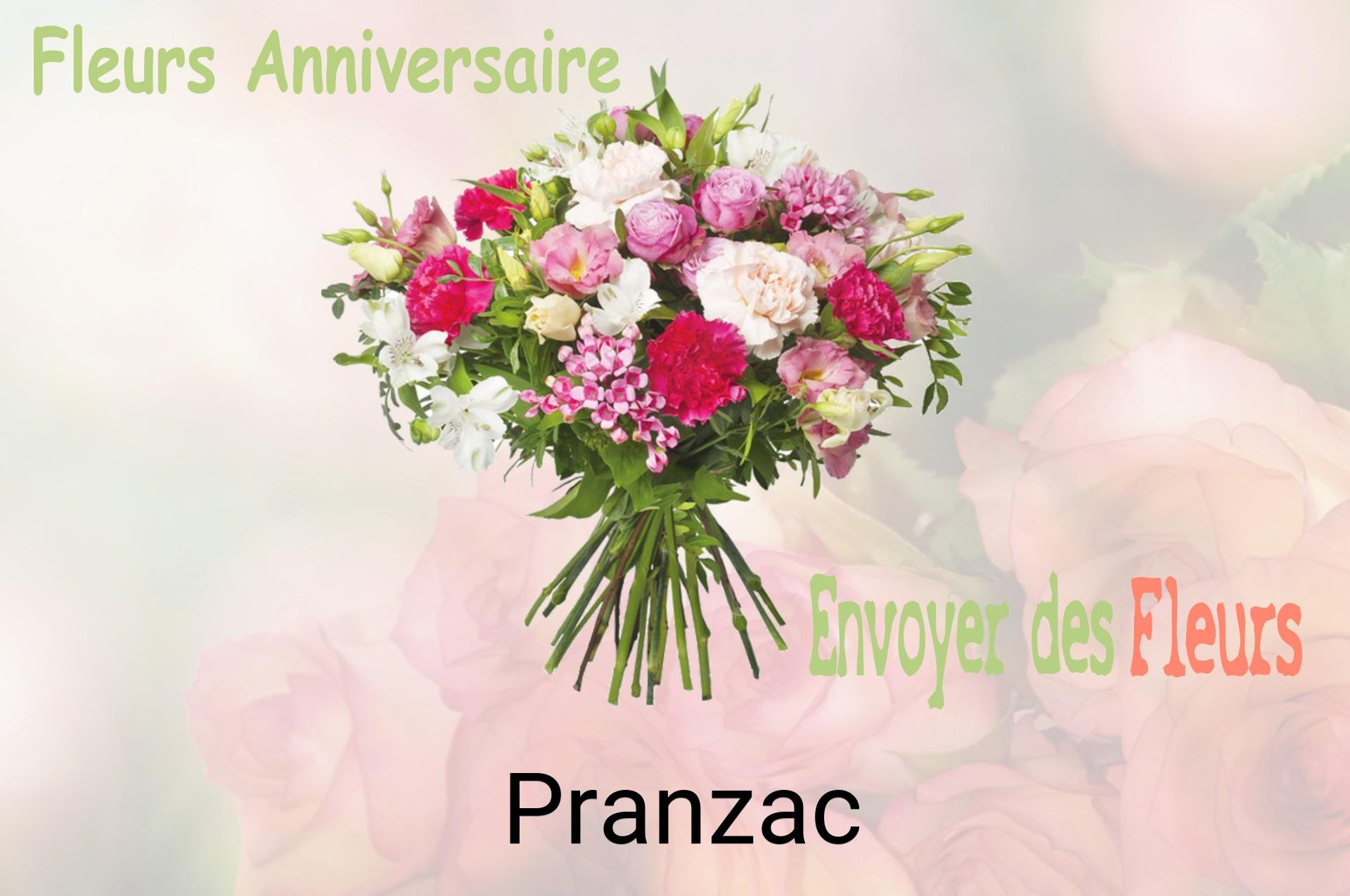 Bouquet de fleurs d’anniversaire livré à Pranzac