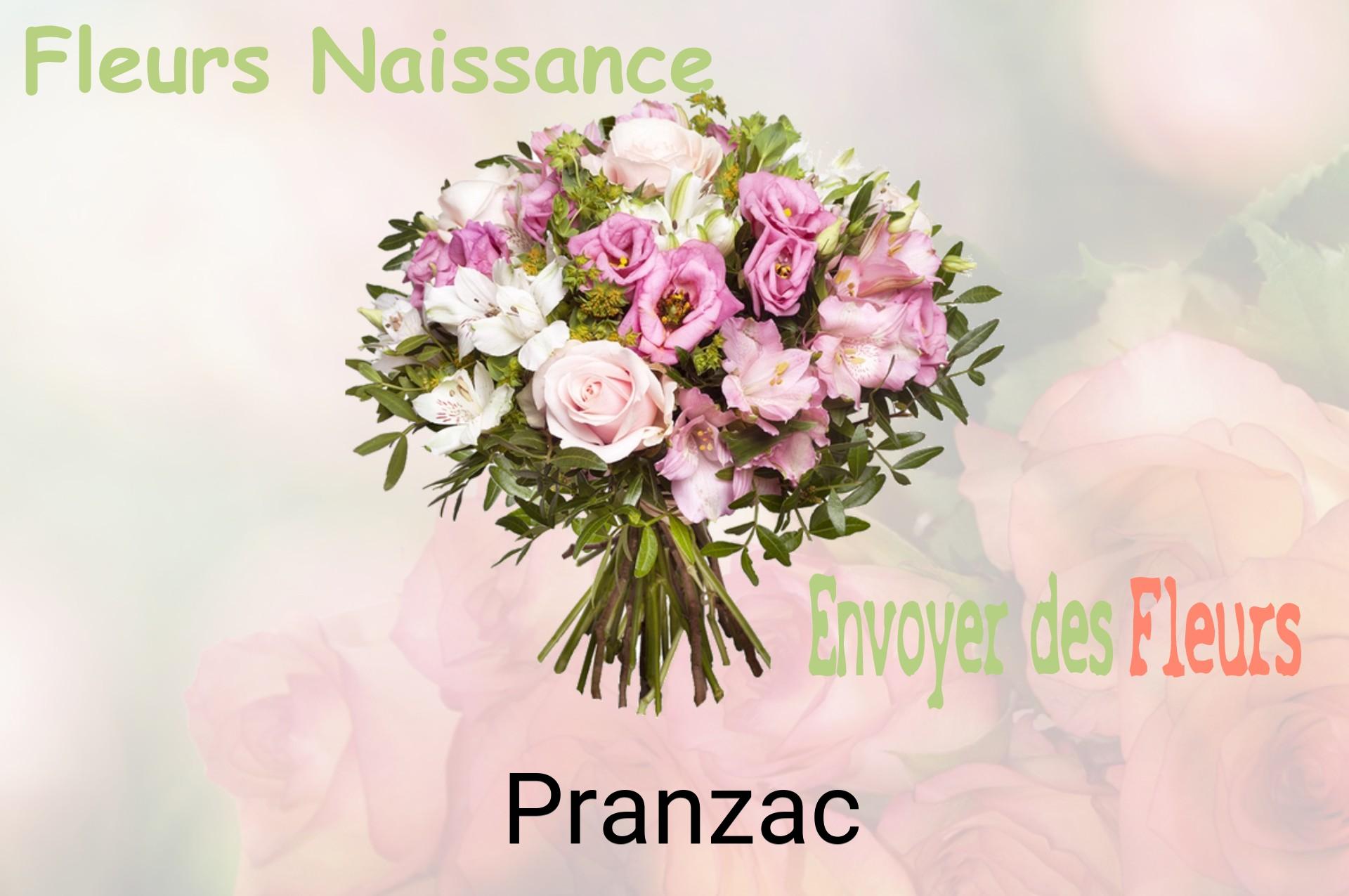 Bouquet de fleurs de naissance livré à Pranzac