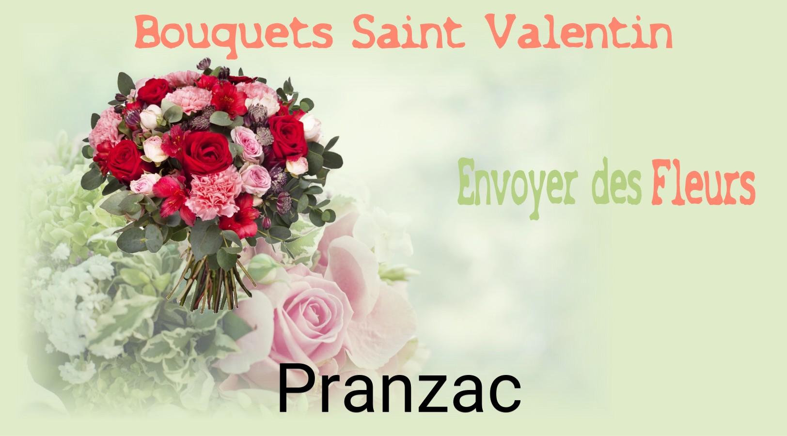 Roses de Saint-Valentin livrées à Pranzac